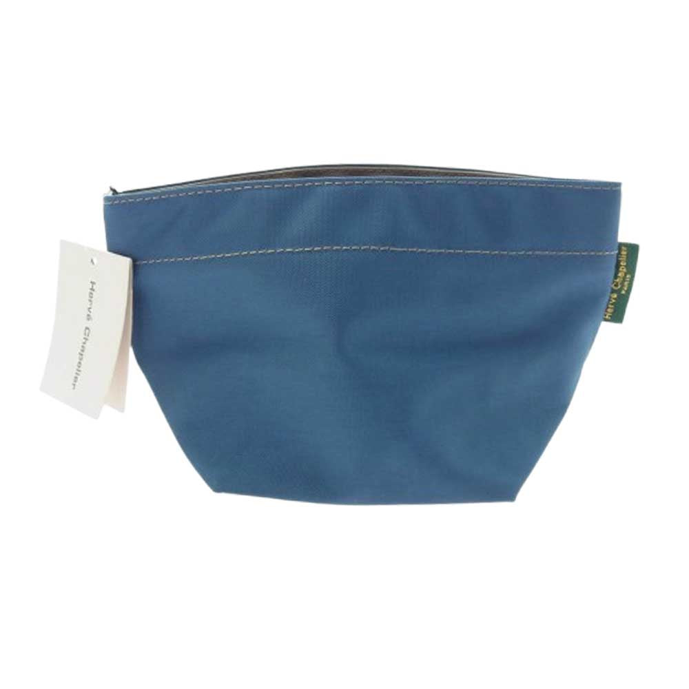 Herve Chapelier エルベ・シャプリエ 927N ナイロン 舟型 ポーチ ネイビー【極上美品】【中古】