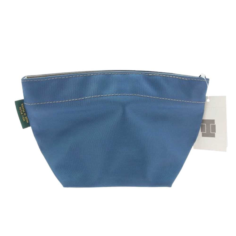 Herve Chapelier エルベ・シャプリエ 927N ナイロン 舟型 ポーチ ネイビー【極上美品】【中古】