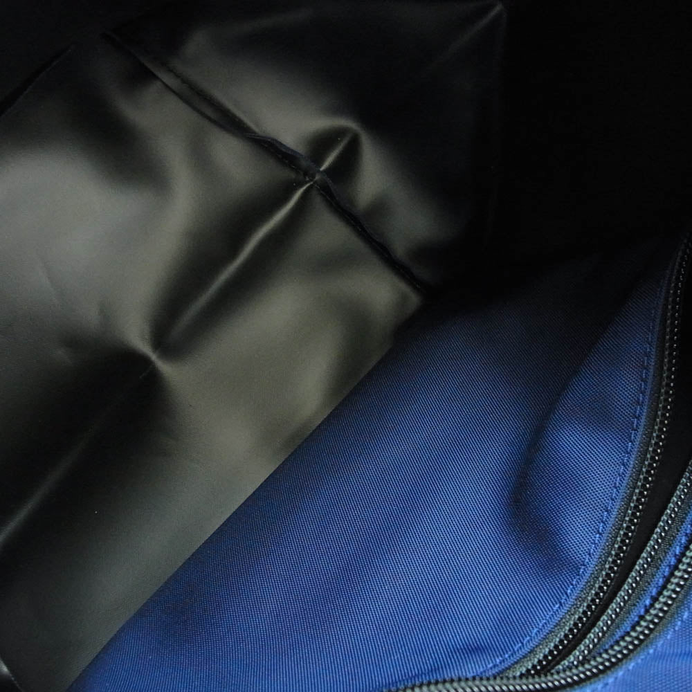 Herve Chapelier エルベ・シャプリエ 1027N ナイロン 舟型 トート バッグ M ネイビー系【新古品】【未使用】【中古】