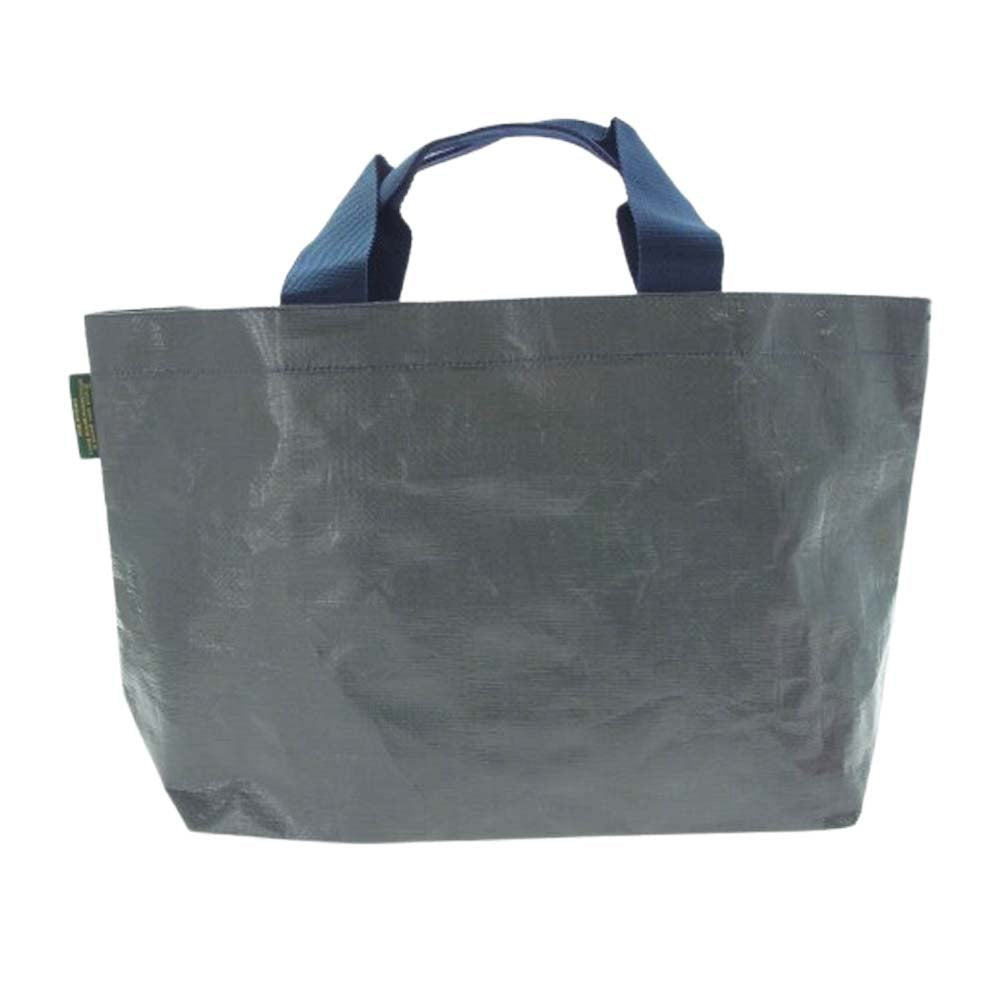 Herve Chapelier エルベ・シャプリエ 2012PP マルシェ トート バッグ M ネイビー グレー系 ネイビー系【新古品】【未使用】【中古】
