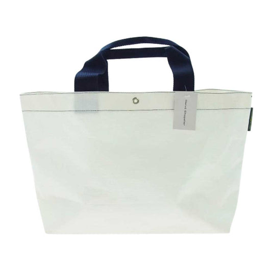 Herve Chapelier エルベ・シャプリエ 2012PP マルシェ トート バッグ M ホワイト ホワイト系【新古品】【未使用】【中古】