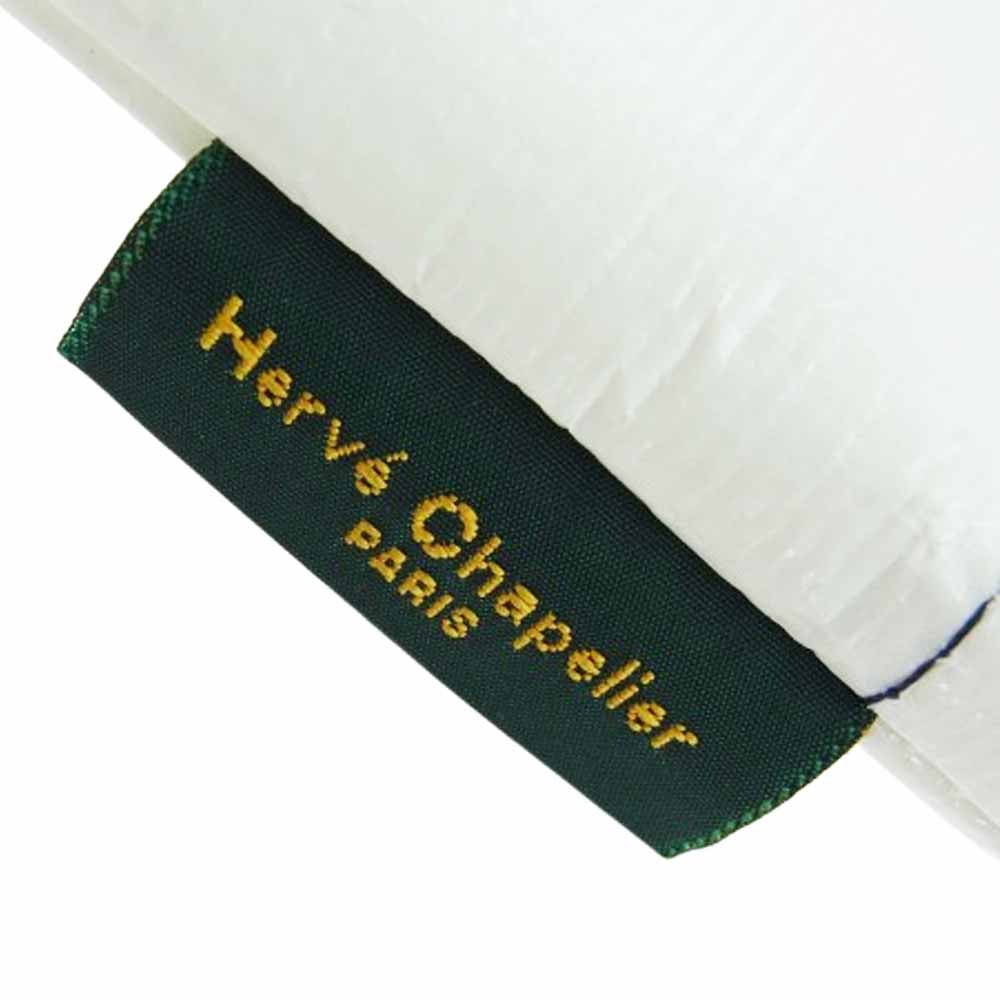 Herve Chapelier エルベ・シャプリエ 2012PP マルシェ トート バッグ M ホワイト ホワイト系【新古品】【未使用】【中古】