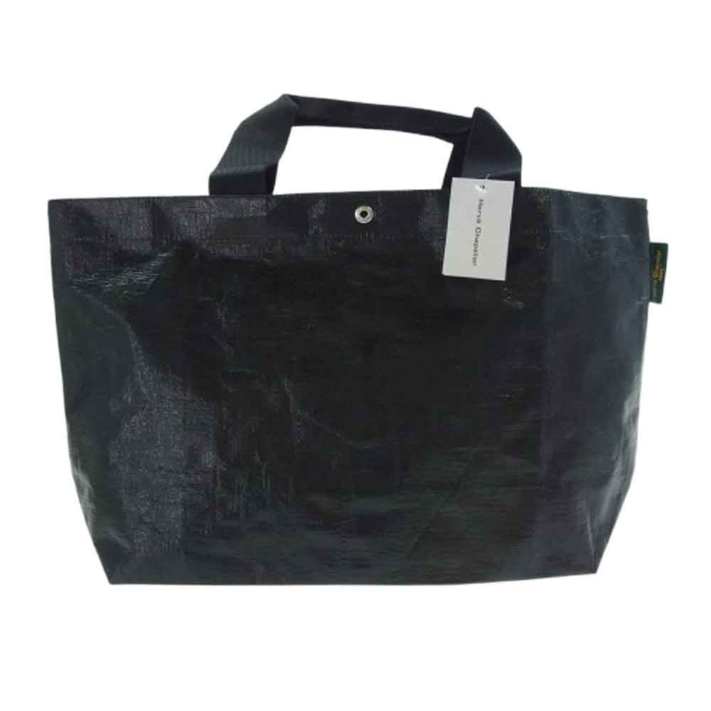 Herve Chapelier エルベ・シャプリエ 2012PP マルシェ トート バッグ M ブラック ブラック系【新古品】【未使用】【中古】