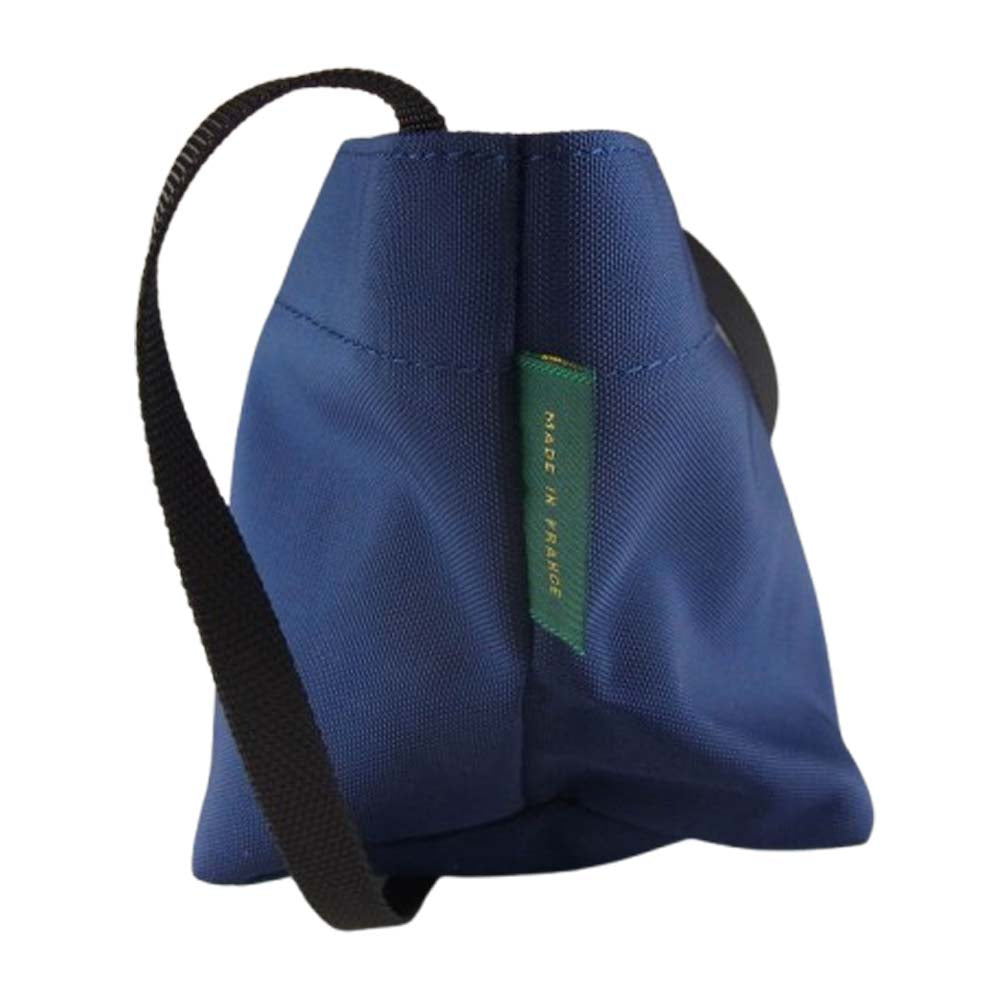 Herve Chapelier エルベ・シャプリエ 1927N ナイロン 舟型 ショルダー バッグ XS ネイビー系【新古品】【未使用】【中古】