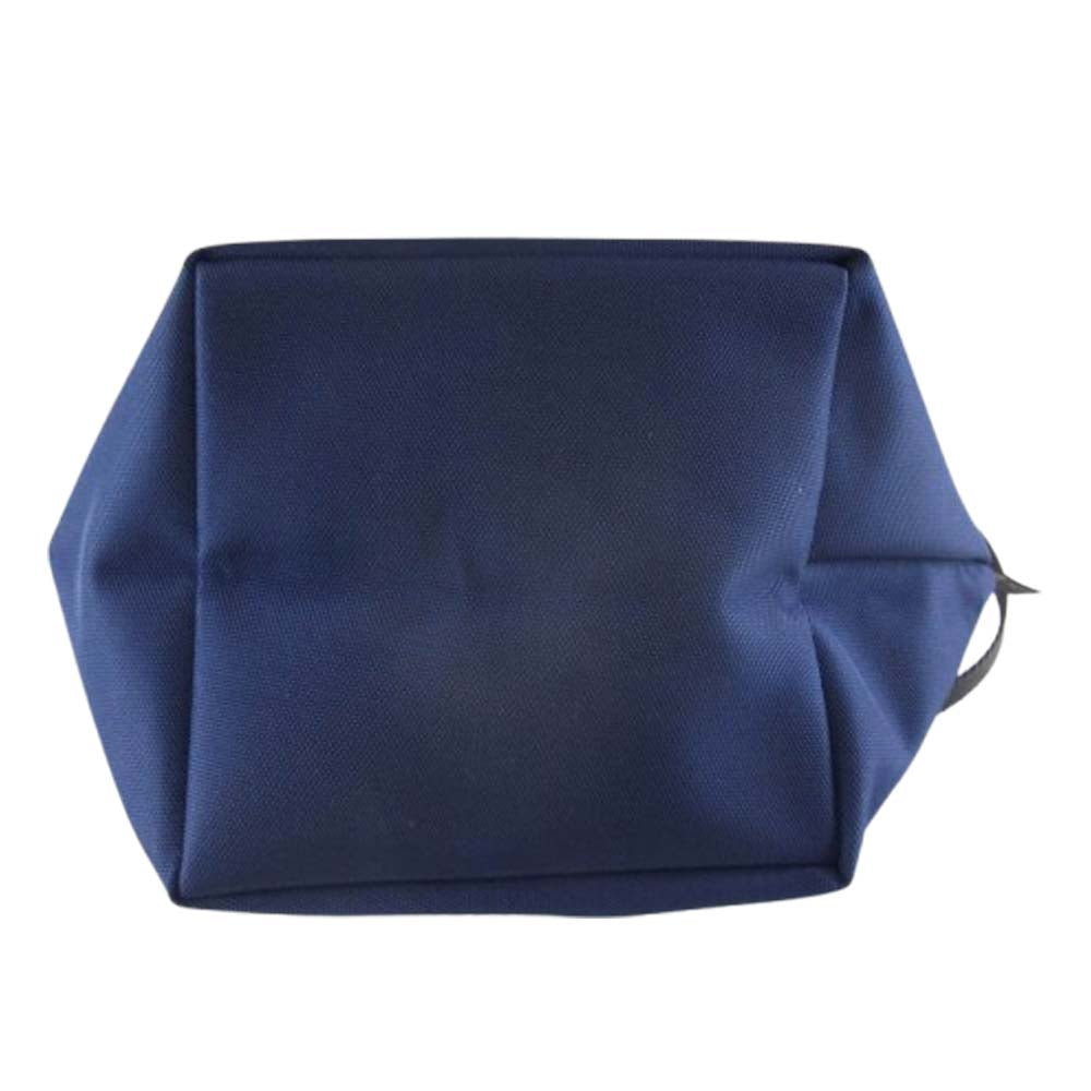 Herve Chapelier エルベ・シャプリエ 1927N ナイロン 舟型 ショルダー バッグ XS ネイビー系【新古品】【未使用】【中古】