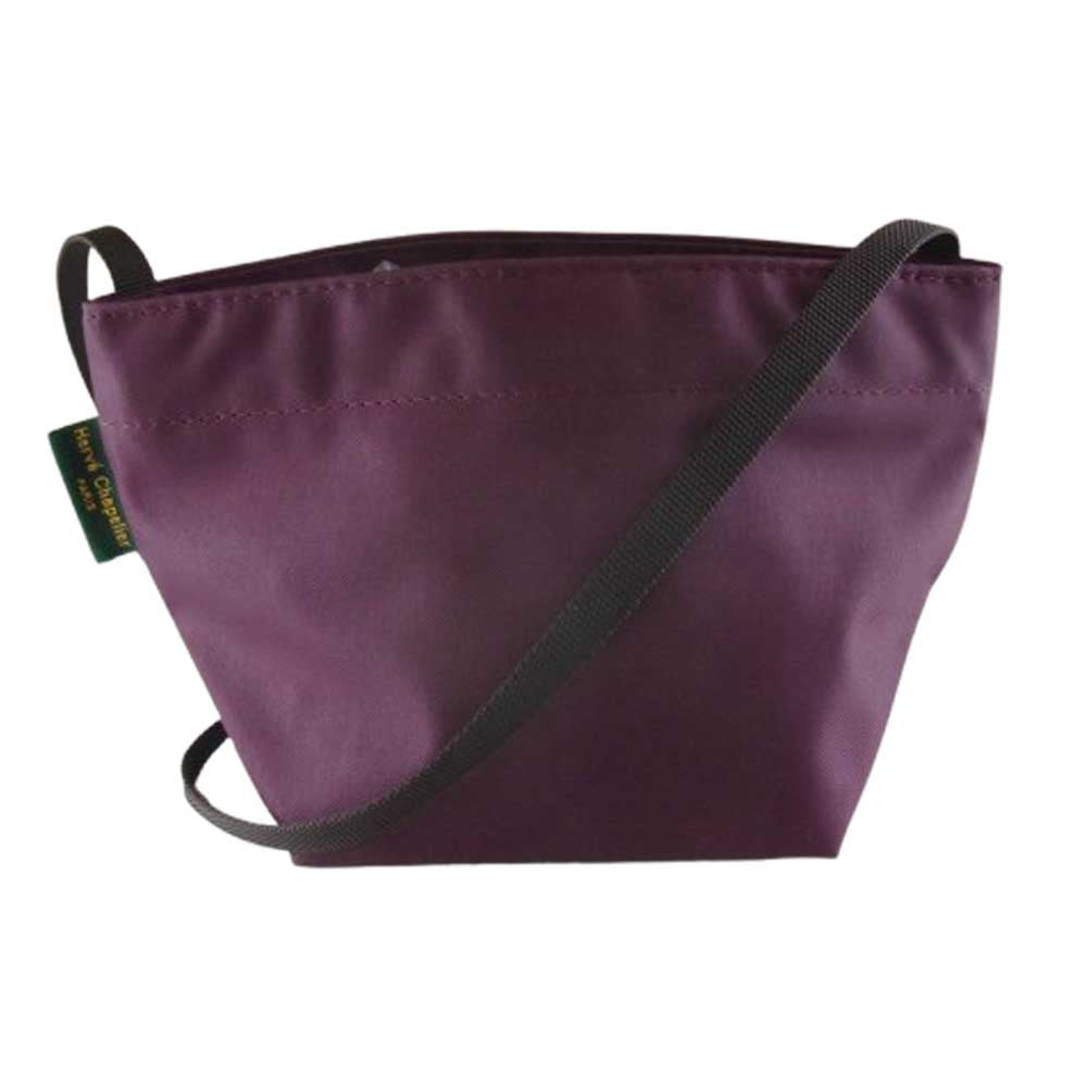 Herve Chapelier エルベ・シャプリエ 1927N ナイロン 舟型 ショルダー バッグ XS  ボルドー系【極上美品】【中古】