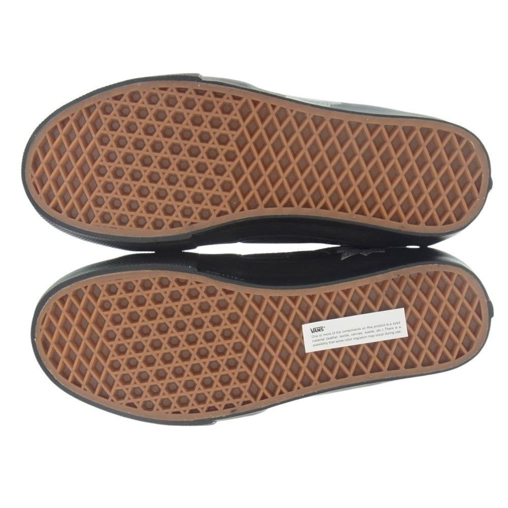 Supreme シュプリーム 25SS × VANS バンズ Nate Lowman Skate Grosso Mid Bullet Hole ネイトローマン バレットホール スケートグロッソ ミッド ロゴ スニーカー ブラック系 27.5cm【新古品】【未使用】【中古】