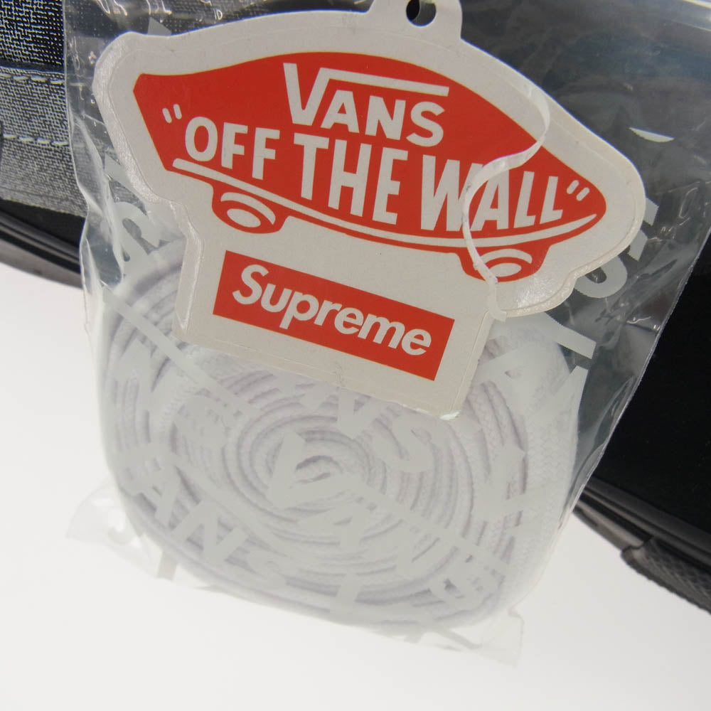 Supreme シュプリーム 25SS × VANS バンズ Nate Lowman Skate Grosso Mid Bullet Hole ネイトローマン バレットホール スケートグロッソ ミッド ロゴ スニーカー ブラック系 27.5cm【新古品】【未使用】【中古】