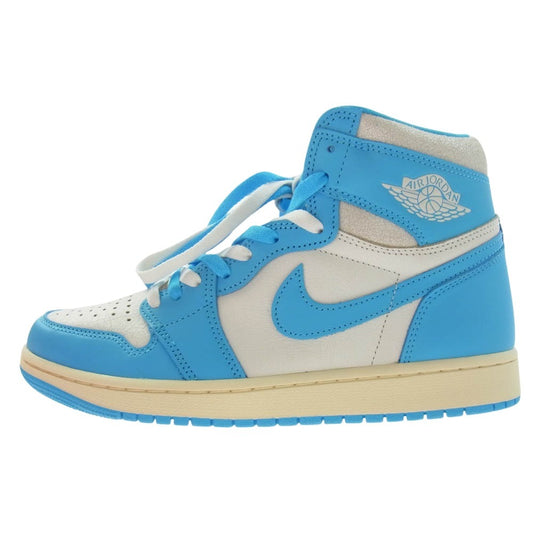 NIKE ナイキ DZ5485-402 Air Jordan 1 High OG UNC Reimagined AJ1 エアジョーダン リイマジンド ハイカットスニーカー ホワイト、ブルー 27.5cm【新古品】【未使用】【中古】