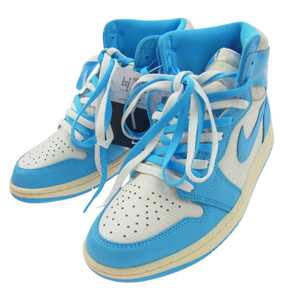 NIKE ナイキ DZ5485-402 Air Jordan 1 High OG UNC Reimagined AJ1 エアジョーダン リイマジンド ハイカットスニーカー ホワイト、ブルー 27.5cm【新古品】【未使用】【中古】