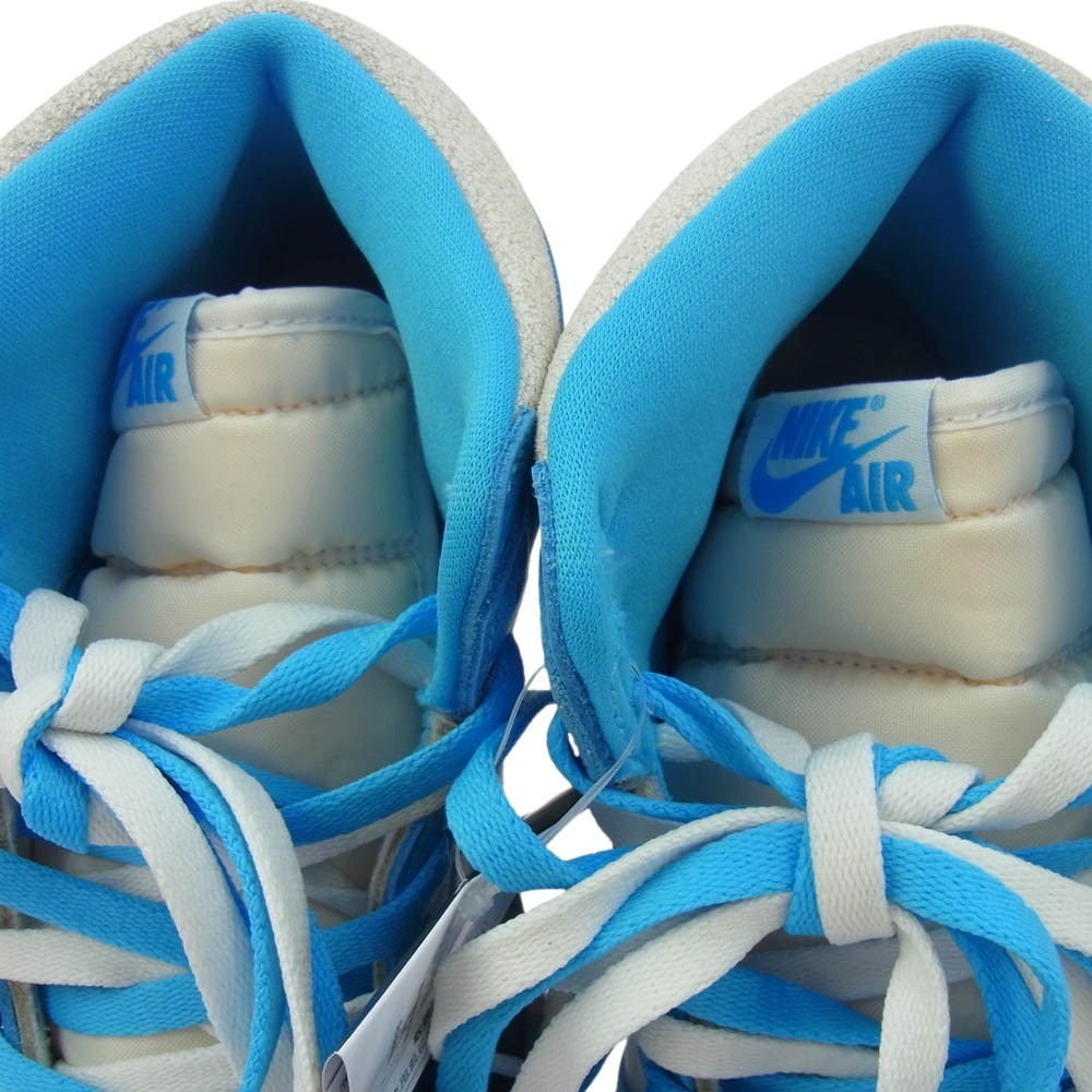 NIKE ナイキ DZ5485-402 Air Jordan 1 High OG UNC Reimagined AJ1 エアジョーダン リイマジンド ハイカットスニーカー ホワイト、ブルー 27.5cm【新古品】【未使用】【中古】