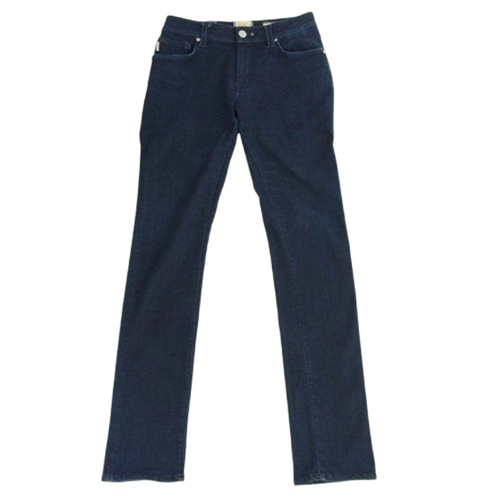 トラマロッサ イタリア製 5ポケット ジップフライ スリム ストレート デニムパンツ インディゴブルー系 32【中古】