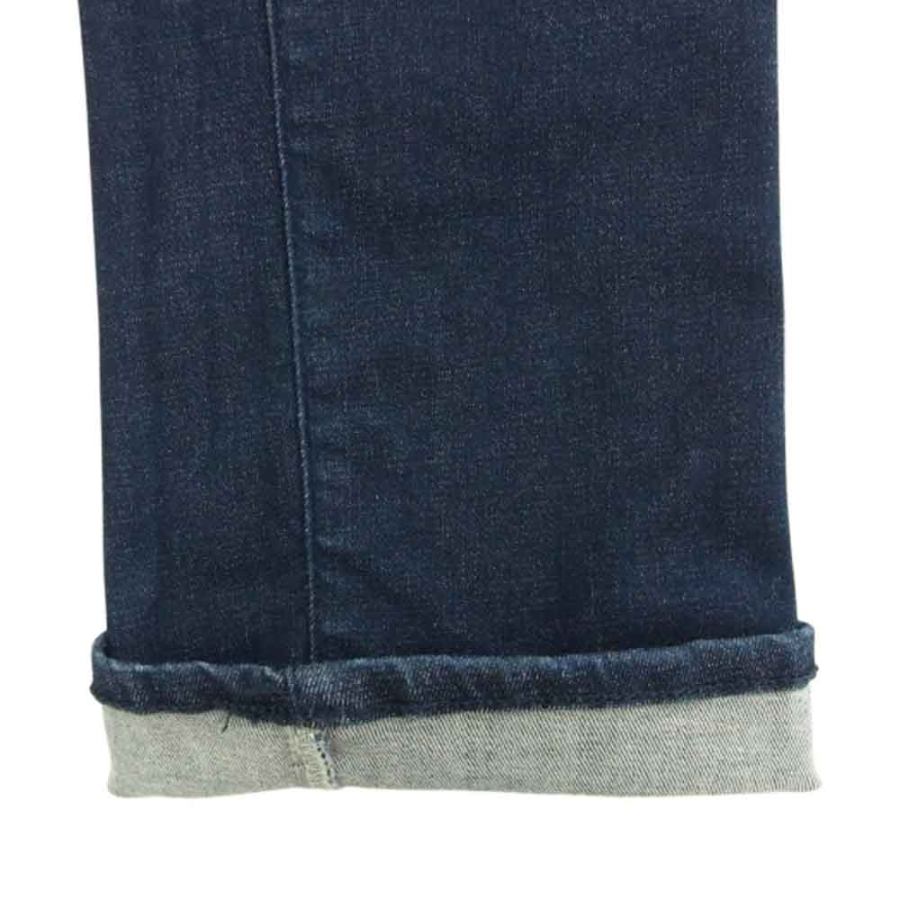 トラマロッサ イタリア製 5ポケット ジップフライ スリム ストレート デニムパンツ インディゴブルー系 32【中古】