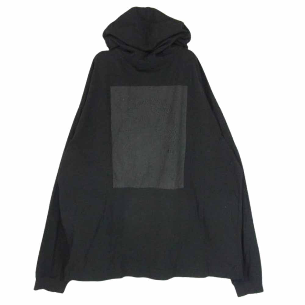 アリクス 1017-ALYX-9SM フード ロゴ カットソー パーカー ブラック系 XL【中古】