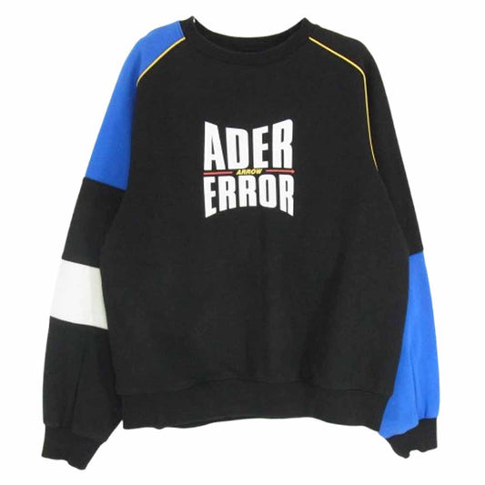 アーダーエラー パネル ロゴ スウェット シャツ ブラック系 A2【中古】