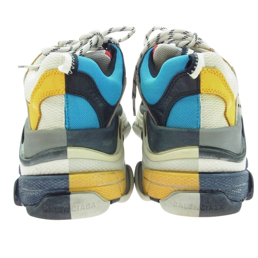 BALENCIAGA バレンシアガ 533890 Triple-S Split Trainers トリプルS レースアップローカットスプリットスニーカー 切替 マルチカラー 27.5cm【中古】