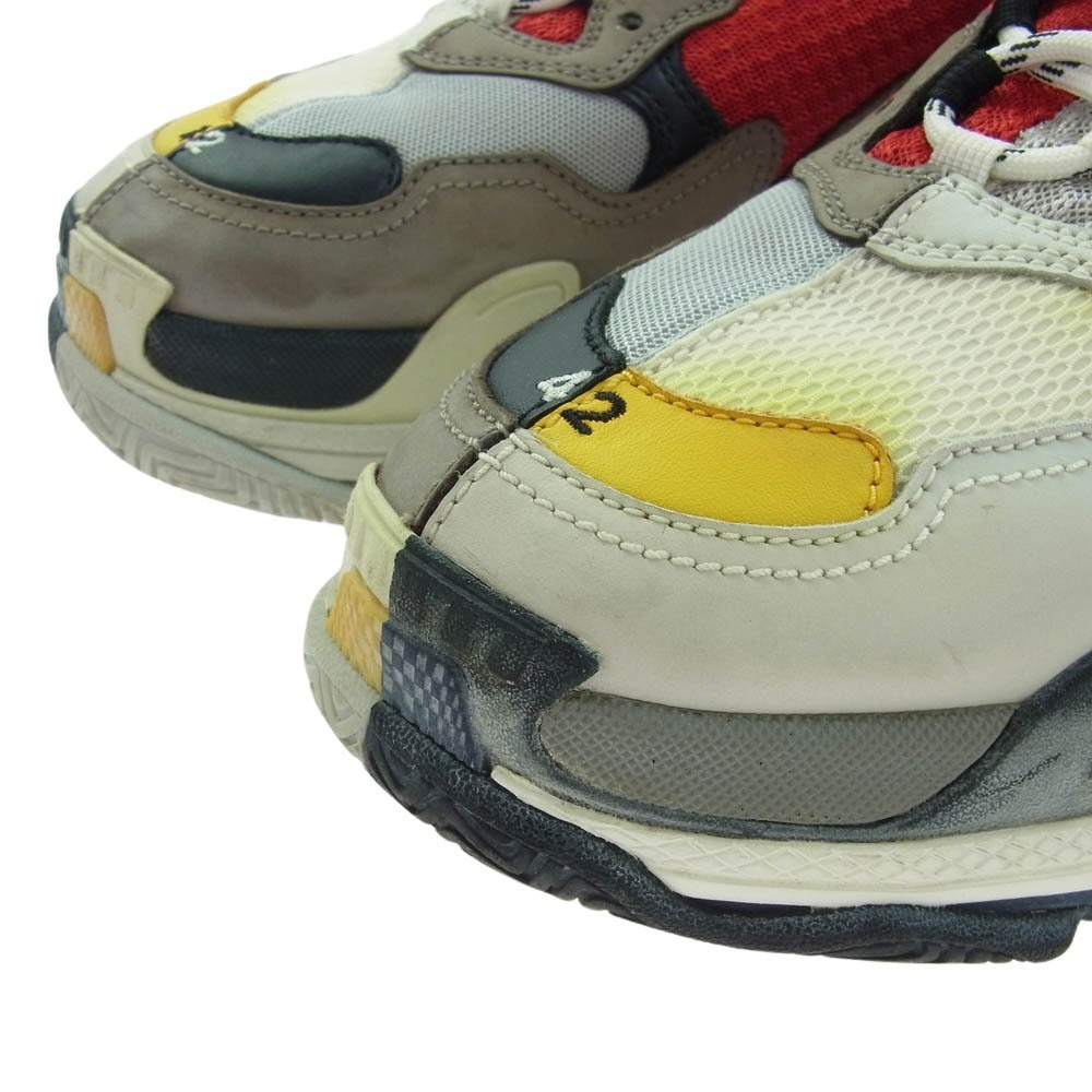 BALENCIAGA バレンシアガ 533890 Triple-S Split Trainers トリプルS レースアップローカットスプリットスニーカー 切替 マルチカラー 27.5cm【中古】