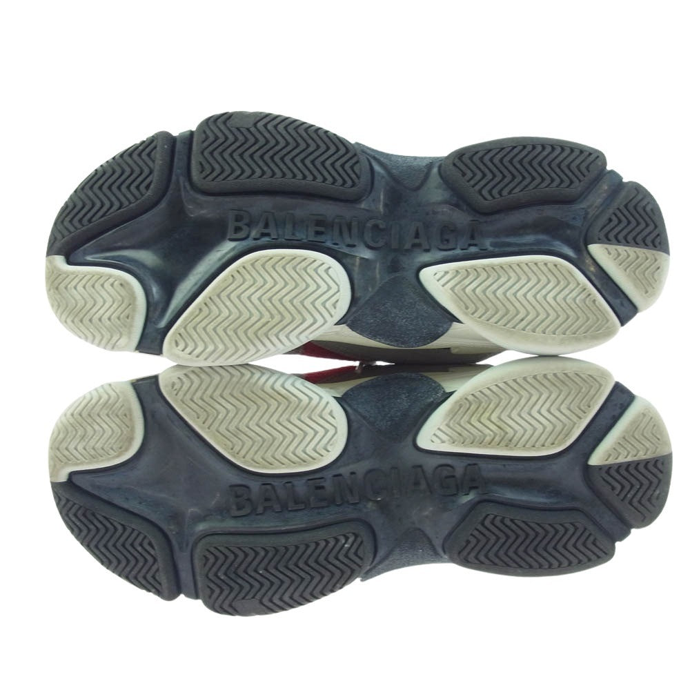 BALENCIAGA バレンシアガ 533890 Triple-S Split Trainers トリプルS レースアップローカットスプリットスニーカー 切替 マルチカラー 27.5cm【中古】