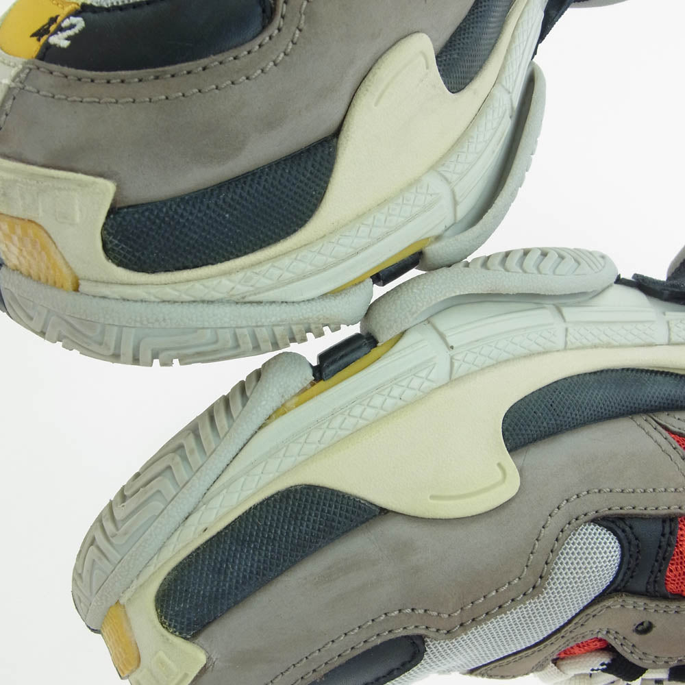 BALENCIAGA バレンシアガ 533890 Triple-S Split Trainers トリプルS レースアップローカットスプリットスニーカー 切替 マルチカラー 27.5cm【中古】