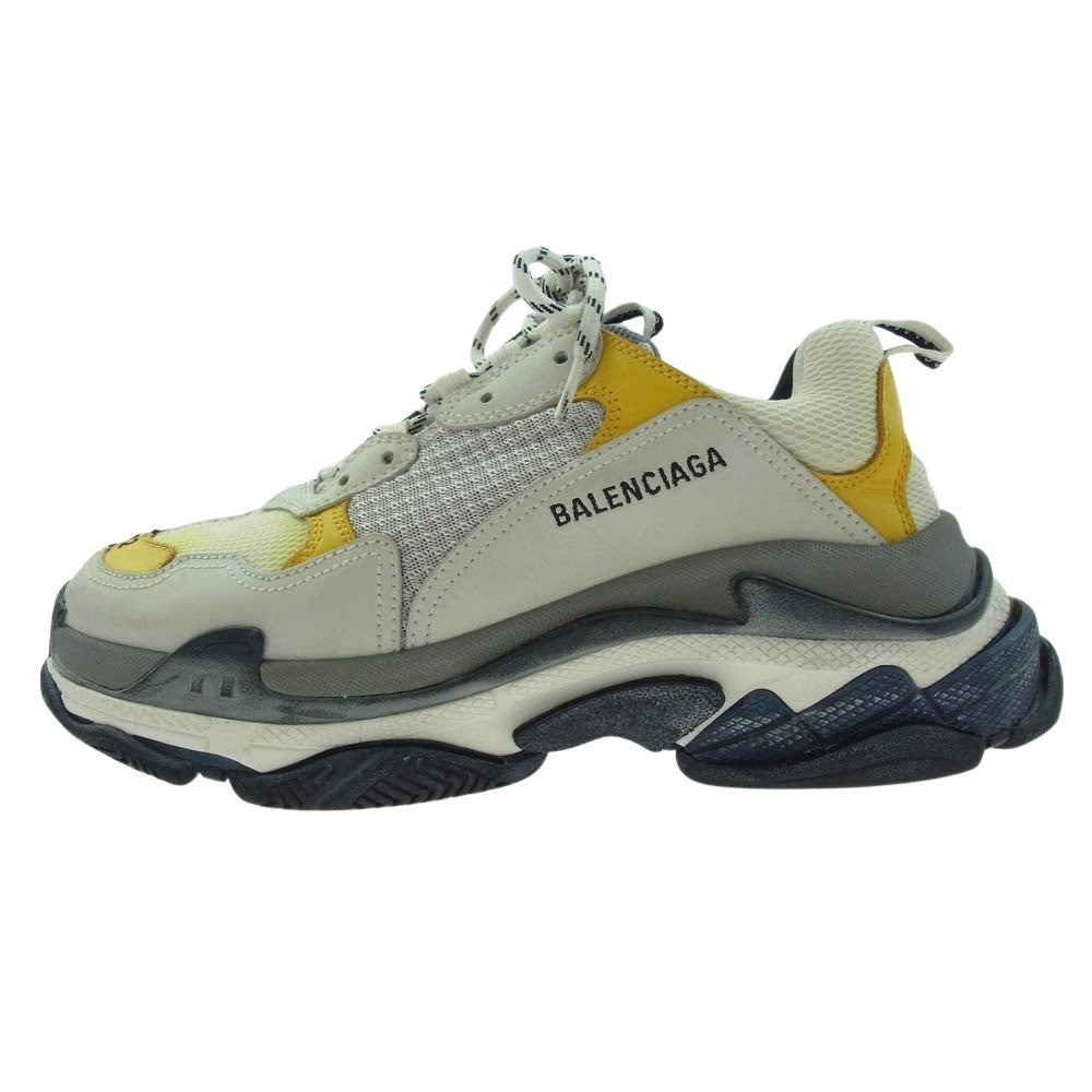 BALENCIAGA バレンシアガ 533890 Triple-S Split Trainers トリプルS レースアップローカットスプリットスニーカー 切替 マルチカラー 27.5cm【中古】