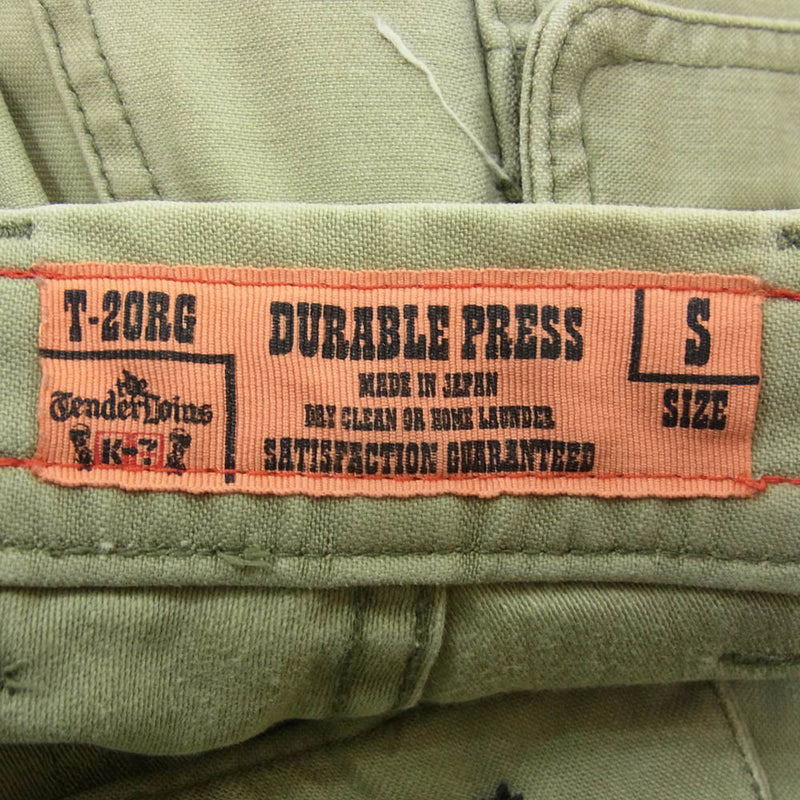美品 Sサイズ TENDERLOINテンダーロイン アーミーパンツ 楽天市場】TENDERLOIN テンダーロイン パンツ サイズ:XS T/Cツイル
