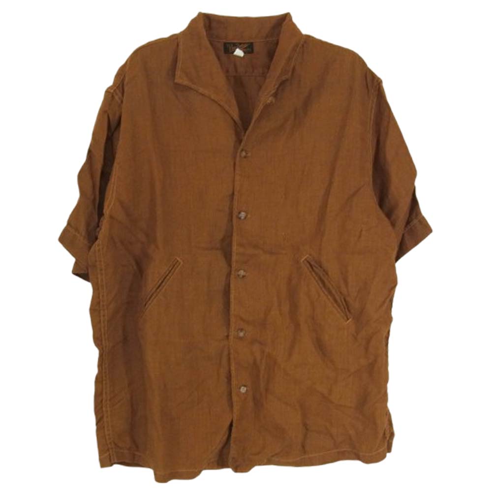FREEWHEELERS フリーホイーラーズ POWER WEAR パワーウェア 半袖シャツ ブラウン系 16【中古】