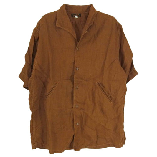 FREEWHEELERS フリーホイーラーズ POWER WEAR パワーウェア 半袖シャツ ブラウン系 16【中古】