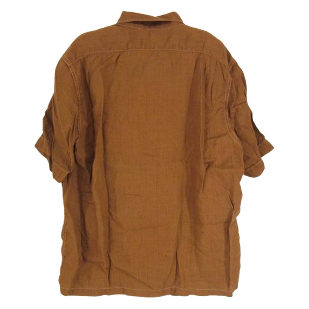 FREEWHEELERS フリーホイーラーズ POWER WEAR パワーウェア 半袖シャツ ブラウン系 16【中古】