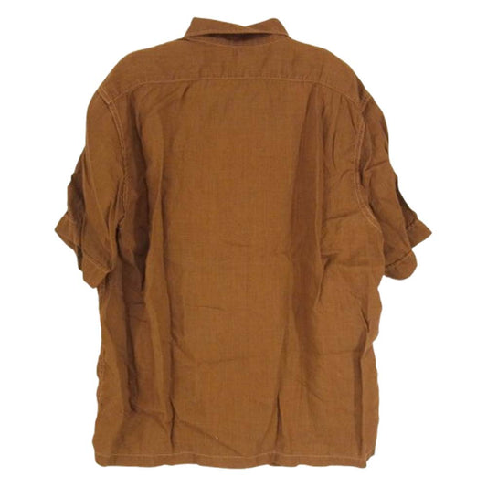 FREEWHEELERS フリーホイーラーズ POWER WEAR パワーウェア 半袖シャツ ブラウン系 16【中古】