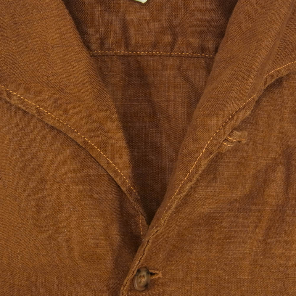 FREEWHEELERS フリーホイーラーズ POWER WEAR パワーウェア 半袖シャツ ブラウン系 16【中古】