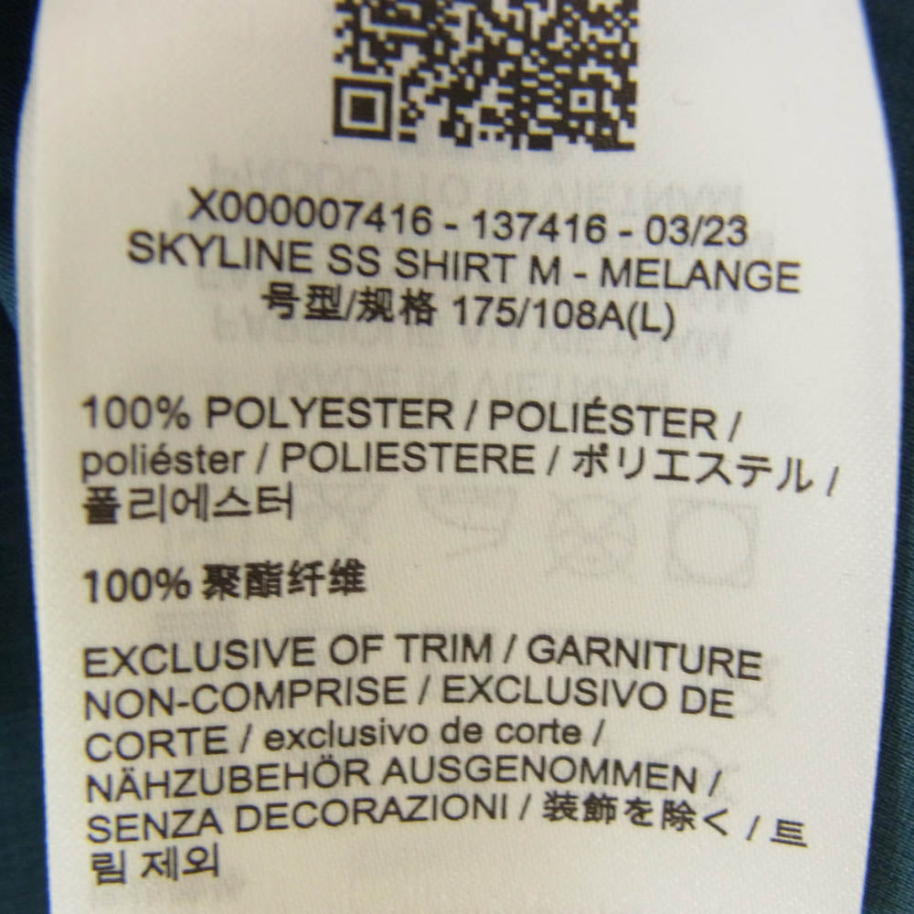 ARC'TERYX アークテリクス X000007416015 Skyline SS Shirt スカイライン ショートスリーブ 半袖シャツ ブルー系 L【新古品】【未使用】【中古】