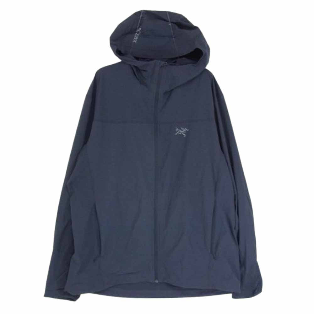 ARC'TERYX アークテリクス X000007669 Gamma Lightweight Hoody Wicker ガンマ ライトウエイト フーディ ウィッカー マウンテンパーカー ネイビー系 L【中古】