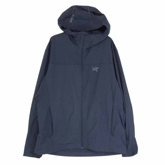 ARC'TERYX アークテリクス X000007669 Gamma Lightweight Hoody Wicker ガンマ ライトウエイト フーディ ウィッカー マウンテンパーカー ネイビー系 L【中古】