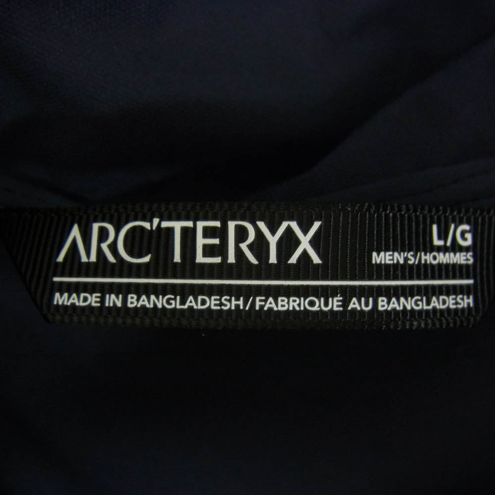 ARC'TERYX アークテリクス X000007669 Gamma Lightweight Hoody Wicker ガンマ ライトウエイト フーディ ウィッカー マウンテンパーカー ネイビー系 L【中古】