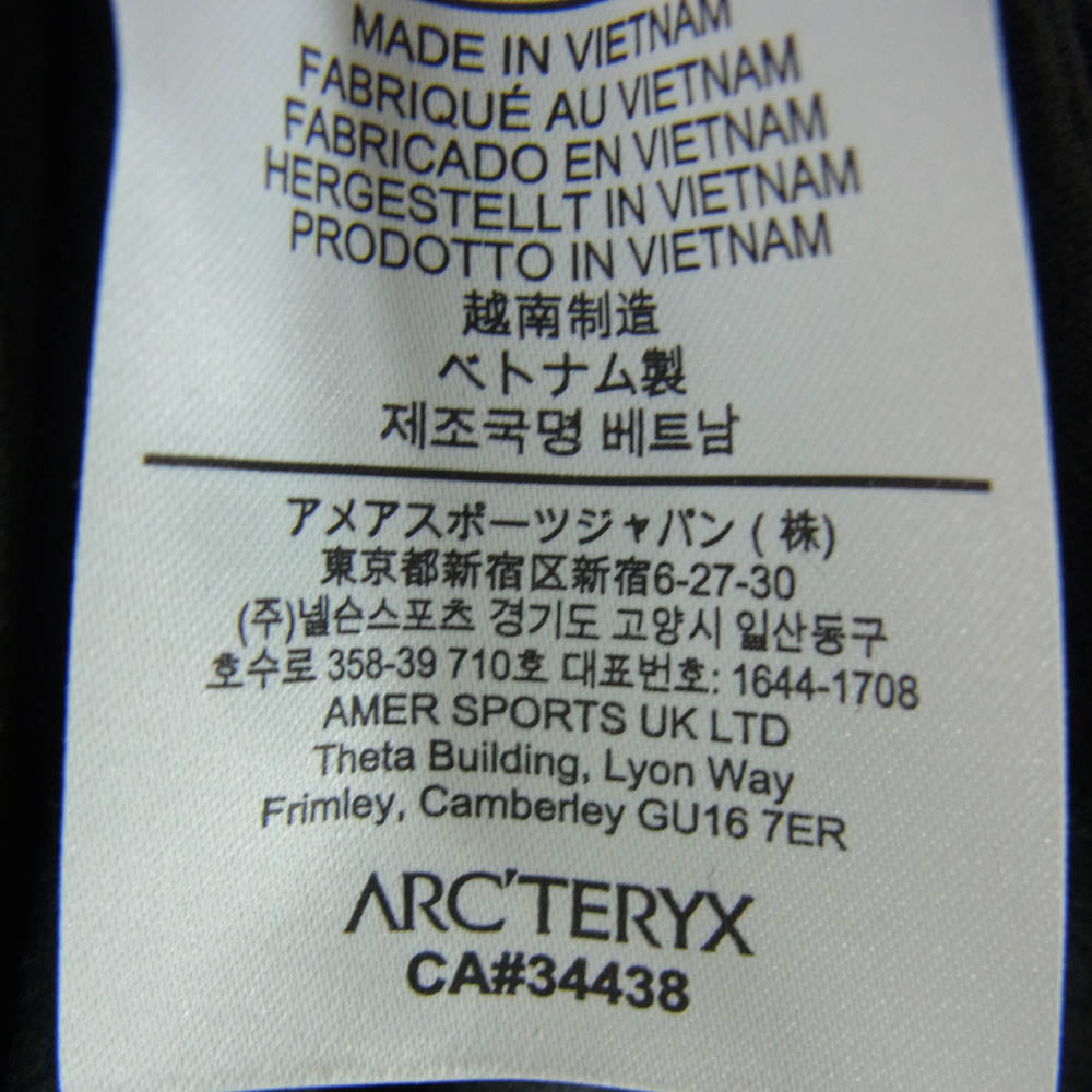 ARC'TERYX アークテリクス L07823600 Solano Hoody GORE-TEX ゴアテックス ソラノ マウンテンパーカー ナイロンジャケット ブラック系 L【美品】【中古】