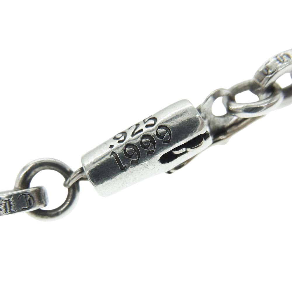 CHROME HEARTS クロムハーツ（原本有） PAPER CHAIN ペーパーチェーン ブレスレット 7インチ シルバー系【中古】