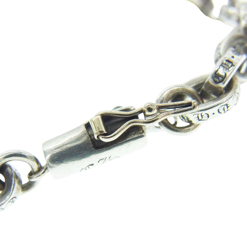 CHROME HEARTS クロムハーツ（原本有） PAPER CHAIN ペーパーチェーン ブレスレット 7インチ シルバー系【中古】