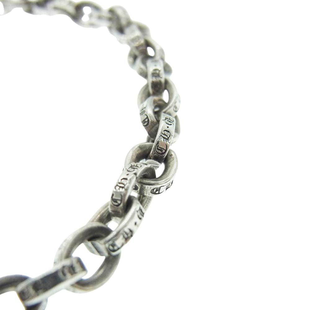 CHROME HEARTS クロムハーツ（原本有） PAPER CHAIN ペーパーチェーン ブレスレット 7インチ シルバー系【中古】