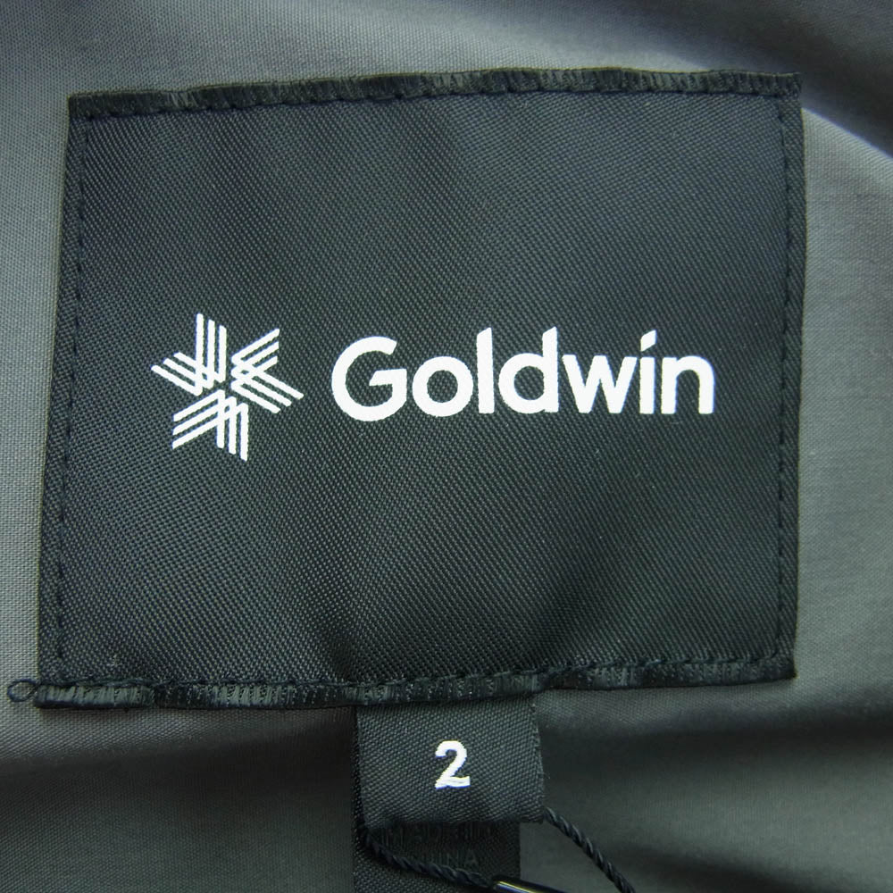 Goldwin ゴールドウィン 24SS GL54139 Oversized BandCollar Shirt オーバーサイズ バンドカラー 長袖 シャツ グレー系 2【中古】
