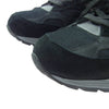 NEW BALANCE ニューバランス M992BL スエード ローカット スニーカー ブラック系 26cm【中古】