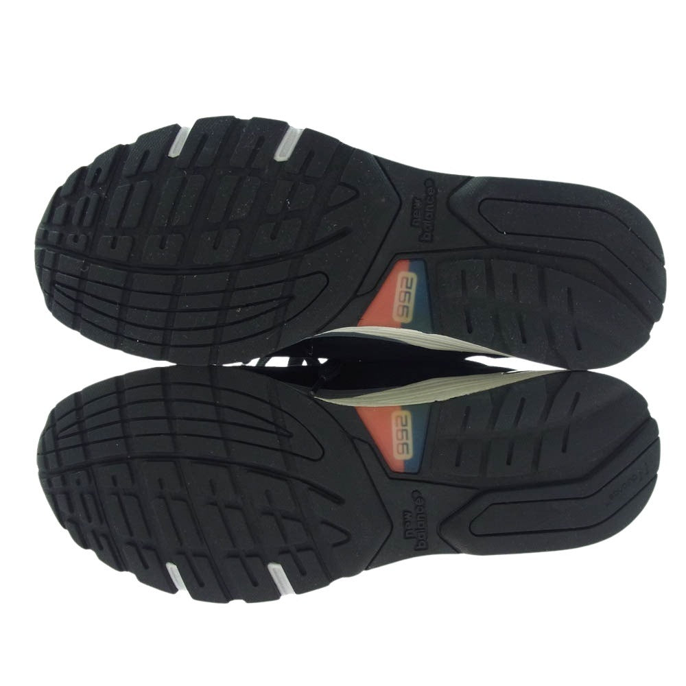 NEW BALANCE ニューバランス M992BL スエード ローカット スニーカー ブラック系 26cm【中古】