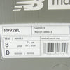 NEW BALANCE ニューバランス M992BL スエード ローカット スニーカー ブラック系 26cm【中古】