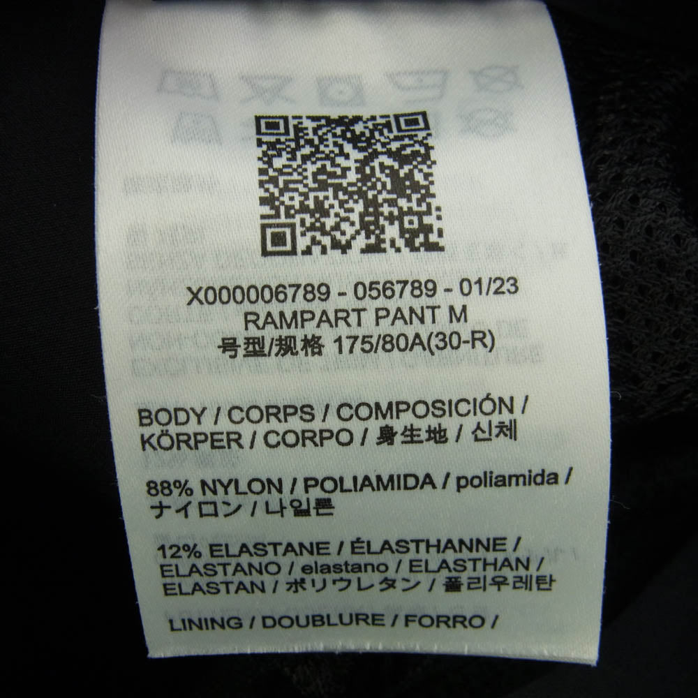 ARC'TERYX アークテリクス X000006789 2023年モデル RAMPART PANT ランパート ナイロン カーゴパンツ ブラック系 30【中古】