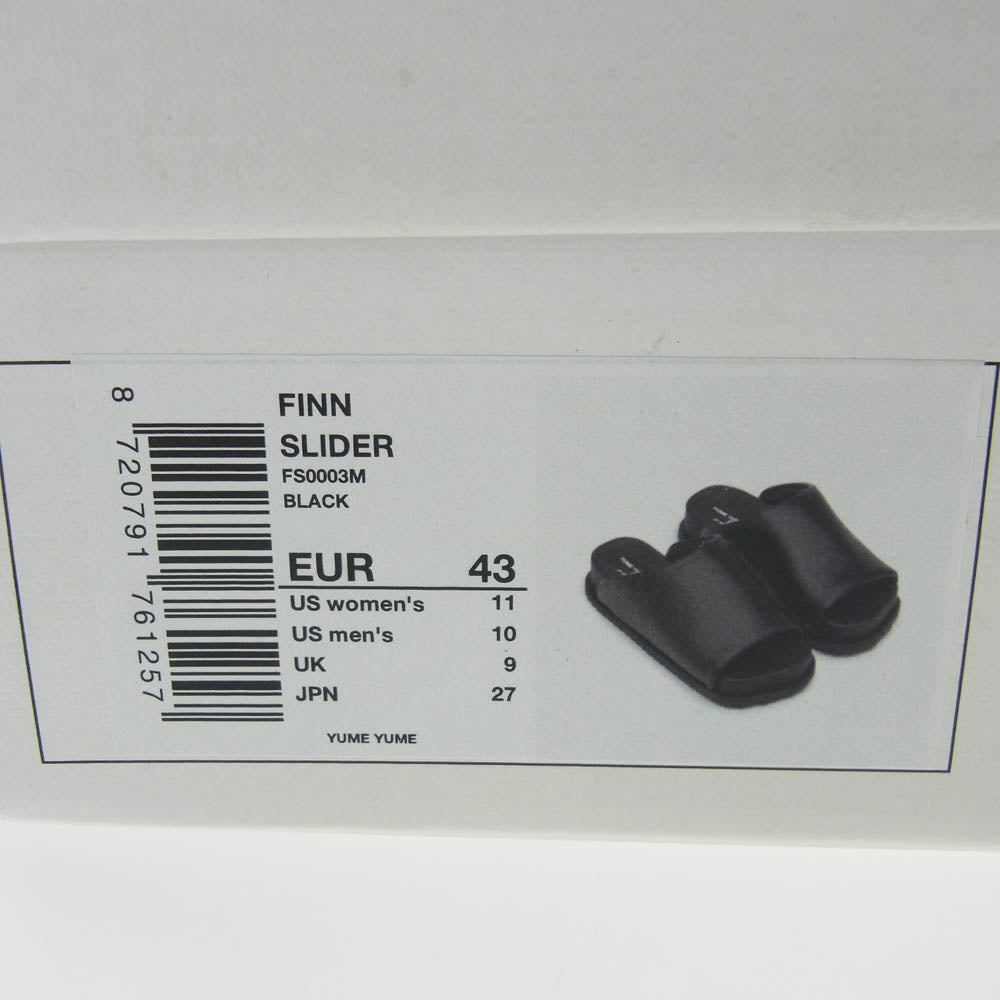 ユメユメ FS0003M Finn スライド サンダル ブラック系 27cm【中古】