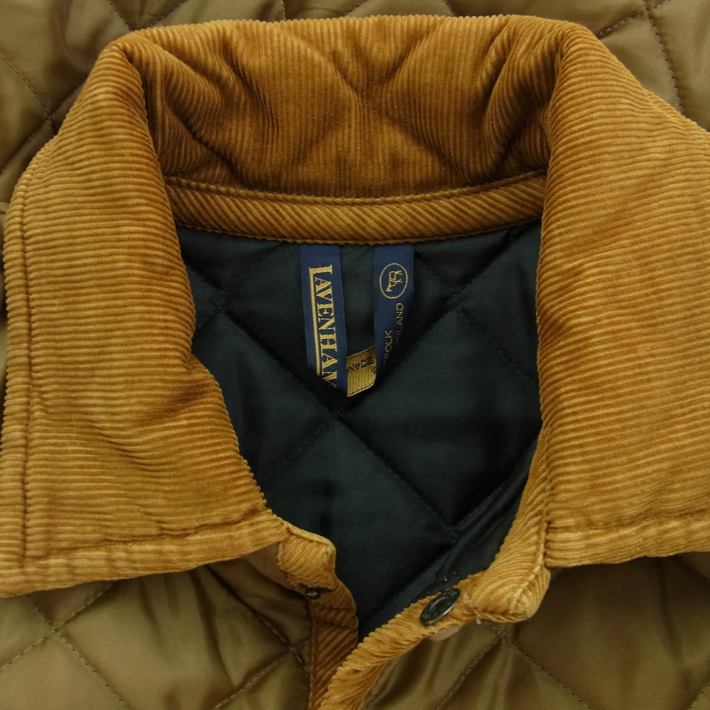 LAVENHAM ラベンハム 08-020-310-1737-3-0 英国製 キルティング ジャケット ブラウン系 36【中古】