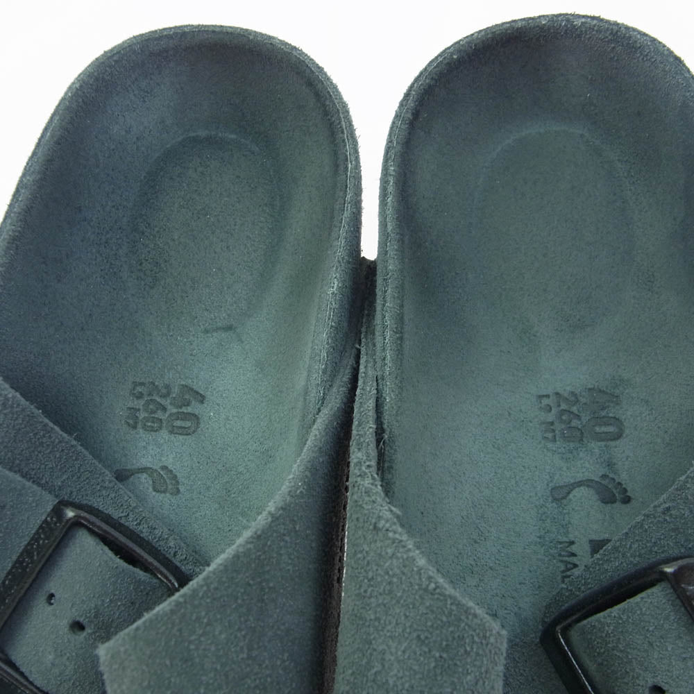 BIRKENSTOCK ビルケンシュトック 108402 BEAMS 別注 Arizona BS アリゾナ スムースレザー サンダル グレー系 40【中古】