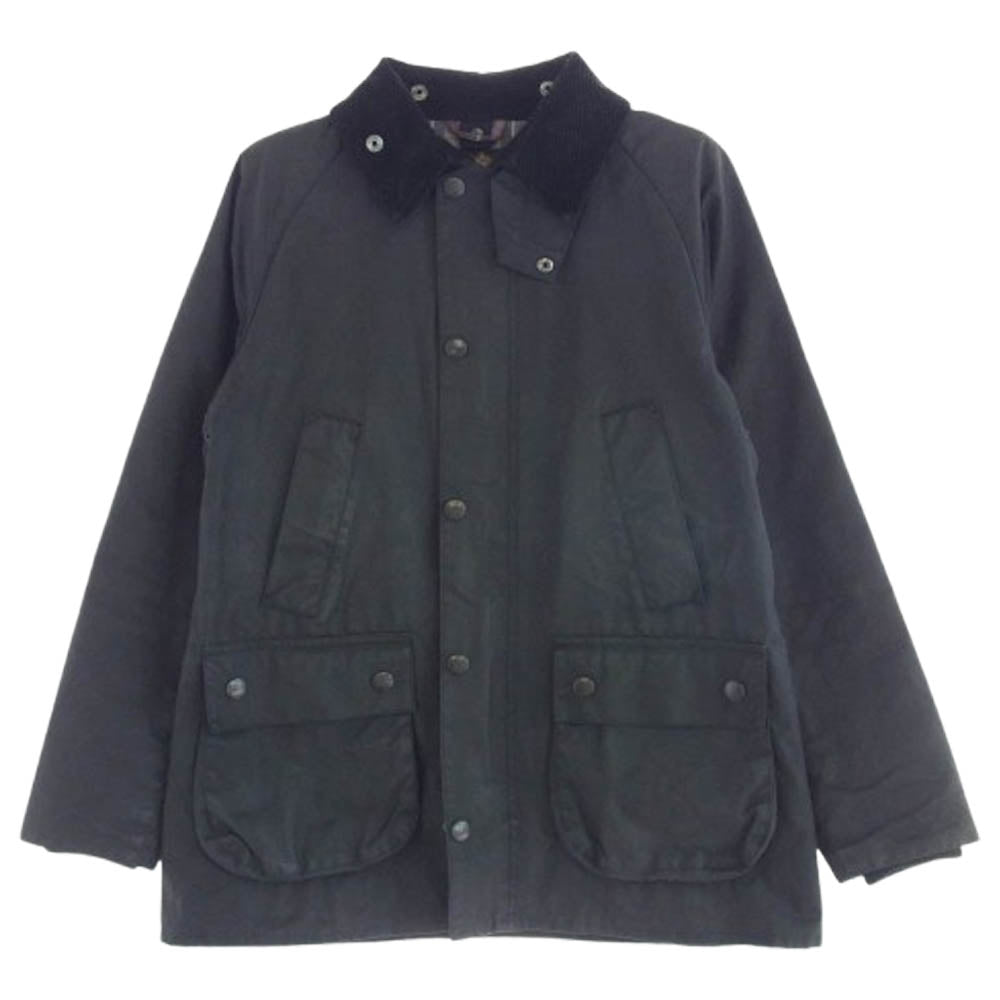 Barbour バブアー 1302107 英国製 SL BEDALE スリー ワラント オイルド ジャケット ブラック系 38【中古】