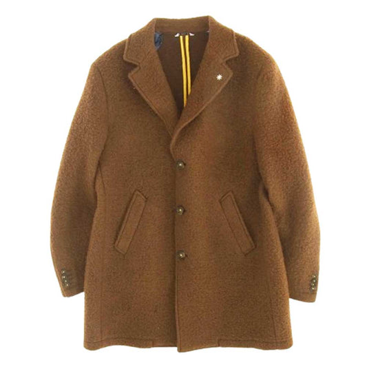 マニュエル リッツ ウール チェスターコート ブラウン系 56【中古】