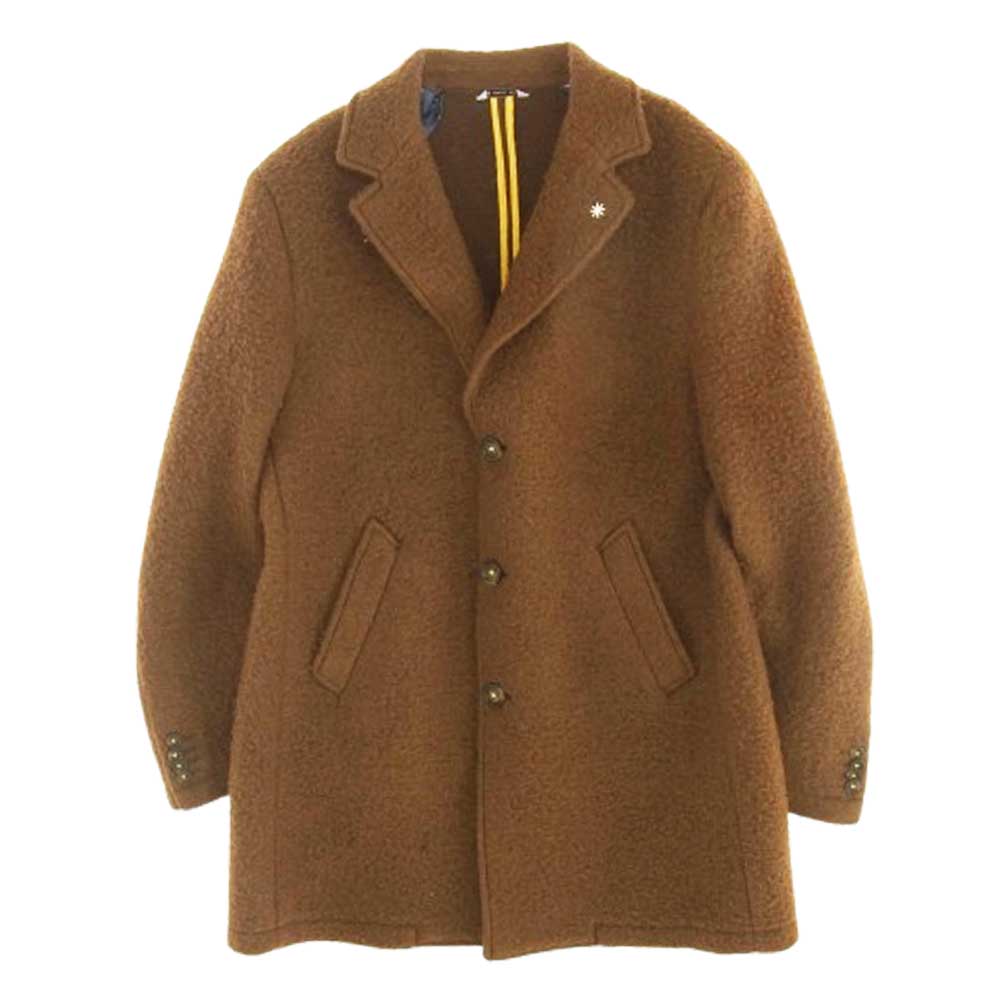 マニュエル リッツ ウール チェスターコート ブラウン系 56【中古