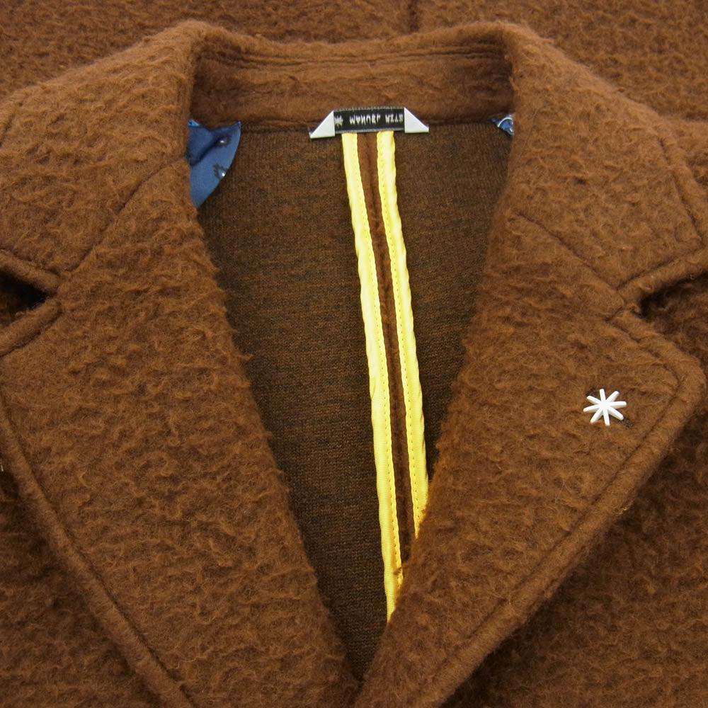 マニュエル リッツ ウール チェスターコート ブラウン系 56【中古】